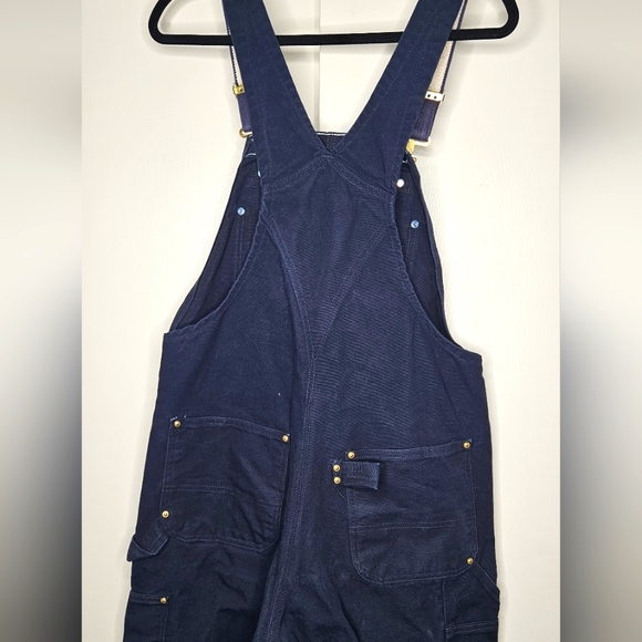 CARHARTT Relaxed Fit Duck Bib Overalls Sz 36 x 28 - Picture 9 of 12